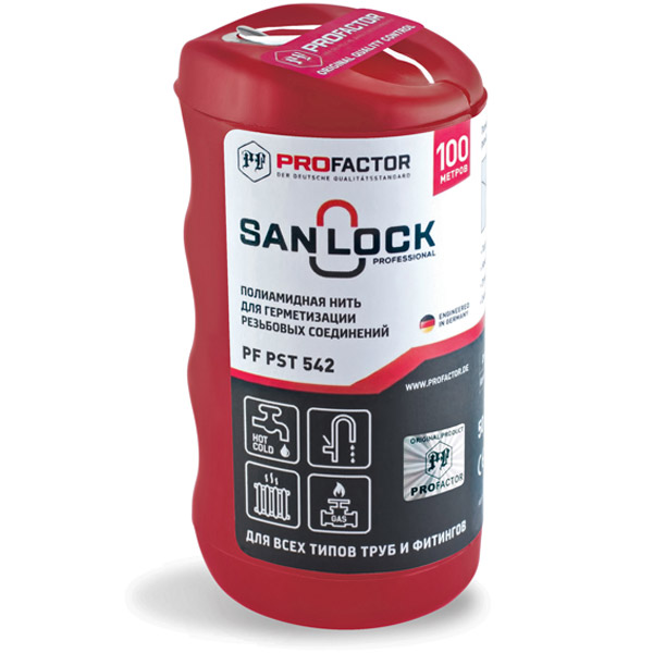 Нить полиамидная с силиконом PF San-Lock (100м) Нить полиамидная с силиконом PF San-Lock (100м)