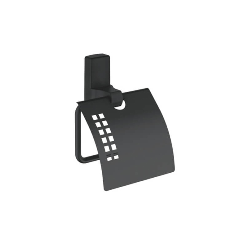 Держатель для туалетной бумаги Accoona A12505F черный матовый Держатель для туалетной бумаги Accoona A12505F черный матовый