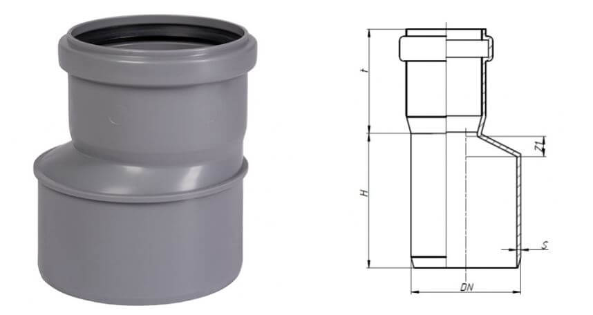 Переход эксц D50*32 HTR Переход эксц D50*32 HTR