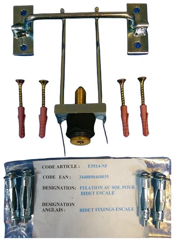 Крепление для напольного биде Jacob Delafon Escale E5514-NF Крепление для напольного биде Jacob Delafon Escale E5514-NF