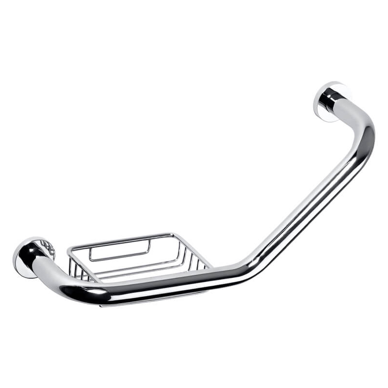 Поручень Bemeta Omega 102307032 с мыльницей, хром Поручень Bemeta Omega 102307032 с мыльницей, хром