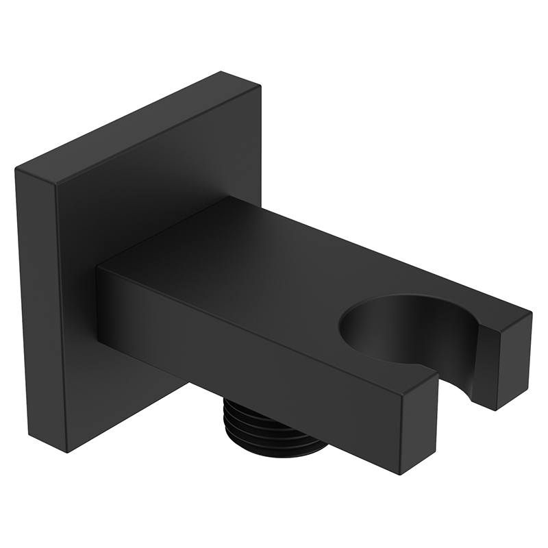 Шланговое подключение с держателем AVS черный матовый Шланговое подключение с держателем AVS черный матовый