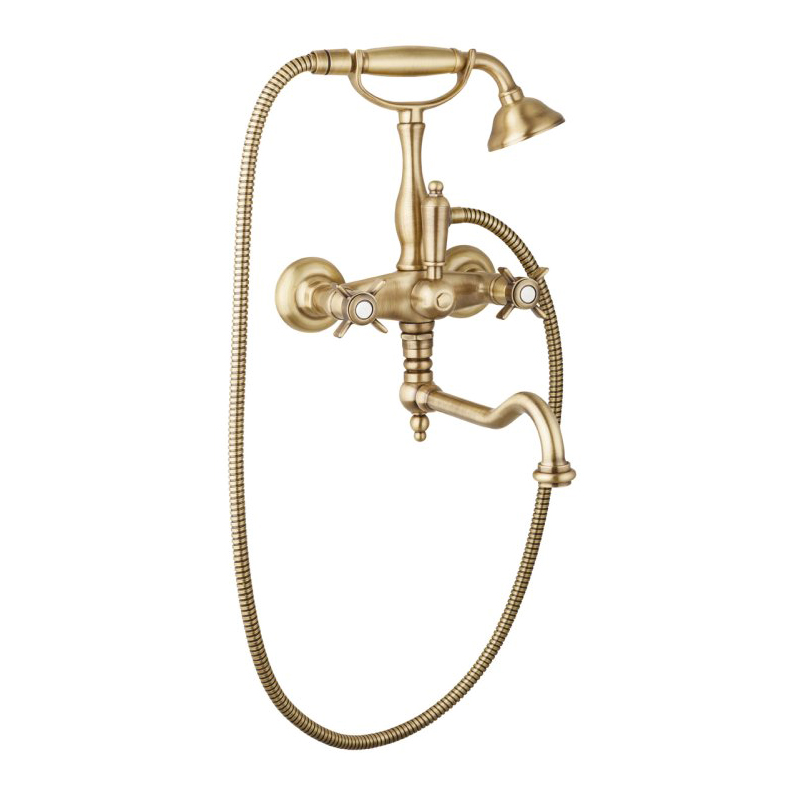 Смеситель для ванны с душем Cezares LORD-VDF-02-M бронза Смеситель для ванны с душем Cezares LORD-VDF-02-M бронза