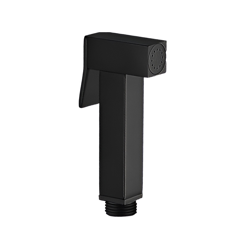 Гигиенический душ Paffoni Tweet Square ZDOC121NO черный матовый Гигиенический душ Paffoni Tweet Square ZDOC121NO черный матовый