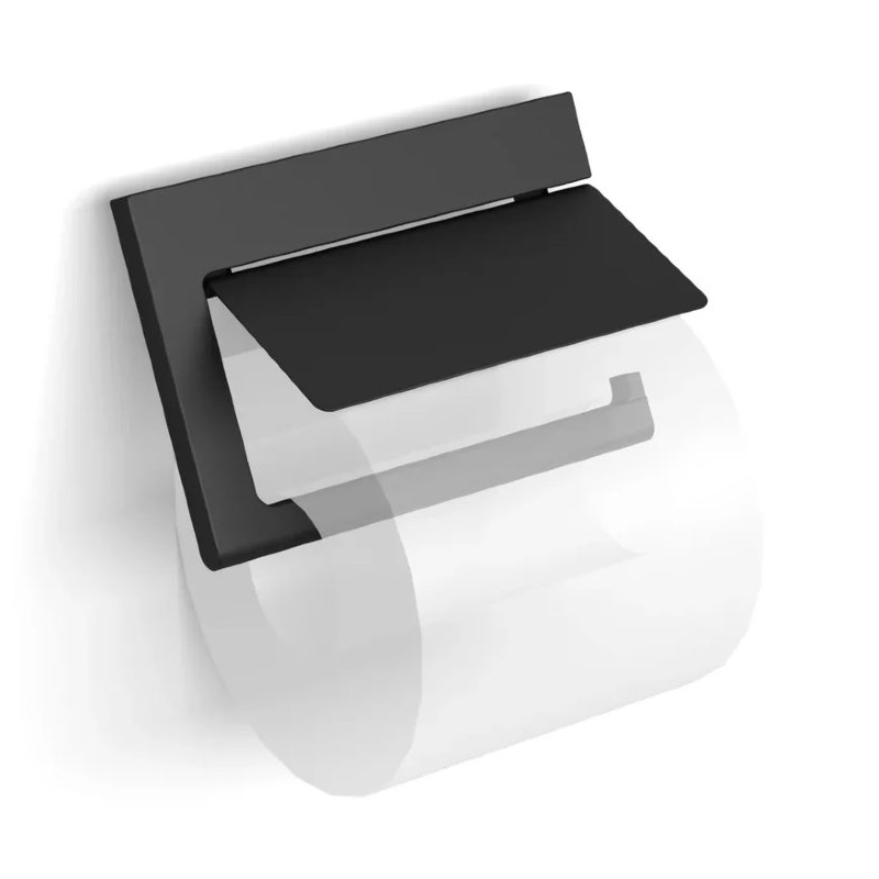 Держатель для туалетной бумаги Langberger Black Edition 38041A-BP черный матовый Держатель для туалетной бумаги Langberger Black Edition 38041A-BP черный матовый
