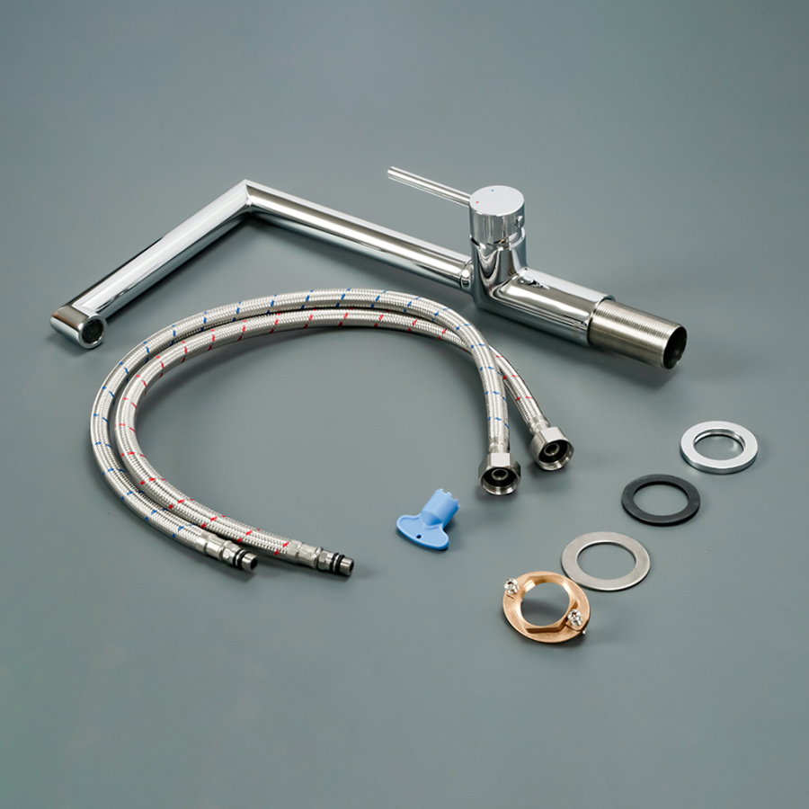 Смеситель для кухни AVS Pulse хром