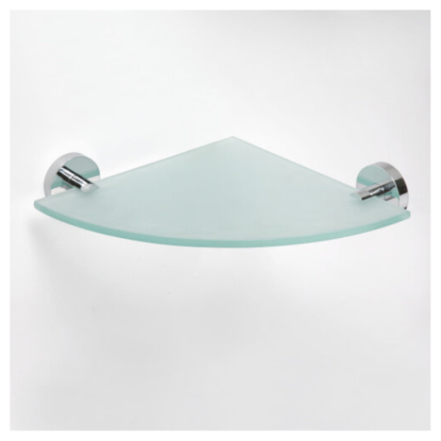 Полочка стеклянная угловая Omega Bemeta 104102012 Полочка стеклянная угловая Omega Bemeta 104102012