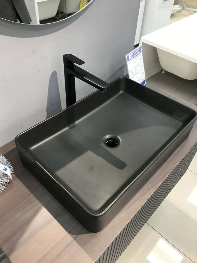 Смеситель для раковины Hansgrohe Talis 71717670 черная матовая