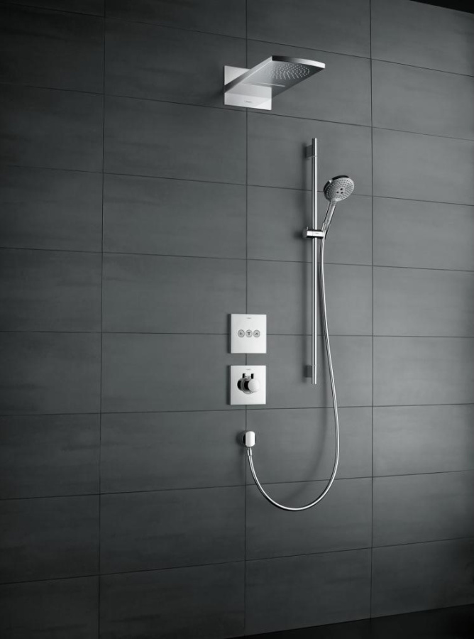 Термостат для душа Hansgrohe ShowerSelect Highflow 15760000+01800180 хром Термостат для душа Hansgrohe ShowerSelect Highflow 15760000+01800180 хром