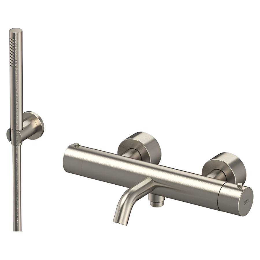 Термостат для ванны с душем Remer X-Style inox SSXT02 сталь матовая