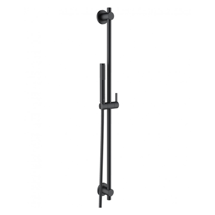 Душевой гарнитур Kludi Nova Fonte Puristic 2084039-15 черный матовый