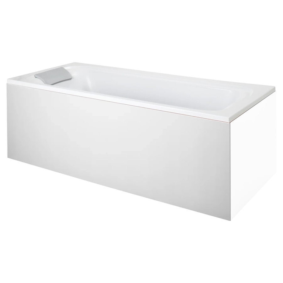 Ванна из искусственного камня Jacob Delafon Elite Flight 170x75 белая с ножками и экраном Ванна из искусственного камня Jacob Delafon Elite Flight 170x75 белая с ножками и экраном