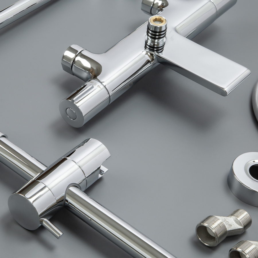 Душевая стойка с изливом AVS Elegant хром Душевая стойка с изливом AVS Elegant хром