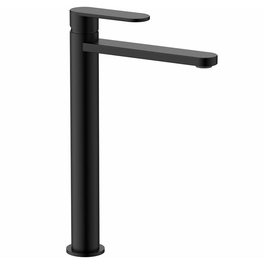 Смеситель для раковины AVS Beauty высокий, черный матовый