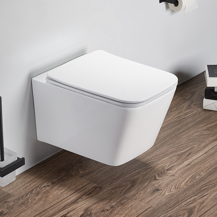 Унитаз подвесной AVS Вектор безободковый, белый Унитаз подвесной AVS Вектор безободковый, белый