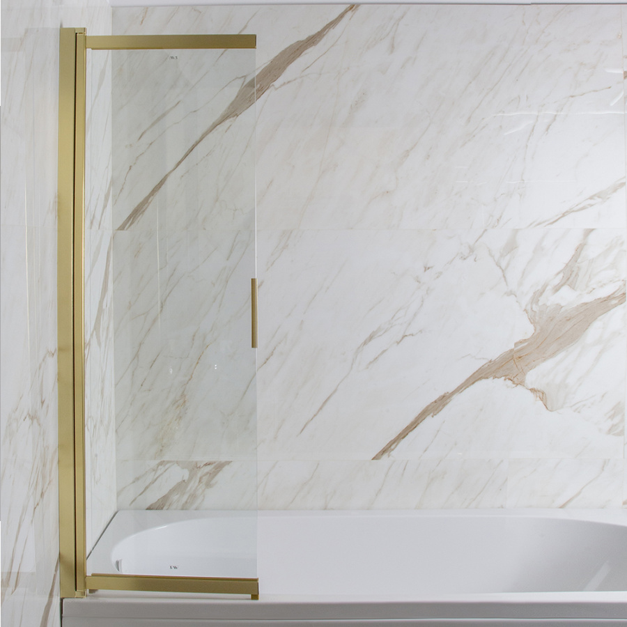 Шторка на ванну AVS Слайдер Плюс 80 см профиль брашированное золото, стекло прозрачное Шторка на ванну AVS Слайдер Плюс 80 см профиль брашированное золото, стекло прозрачное