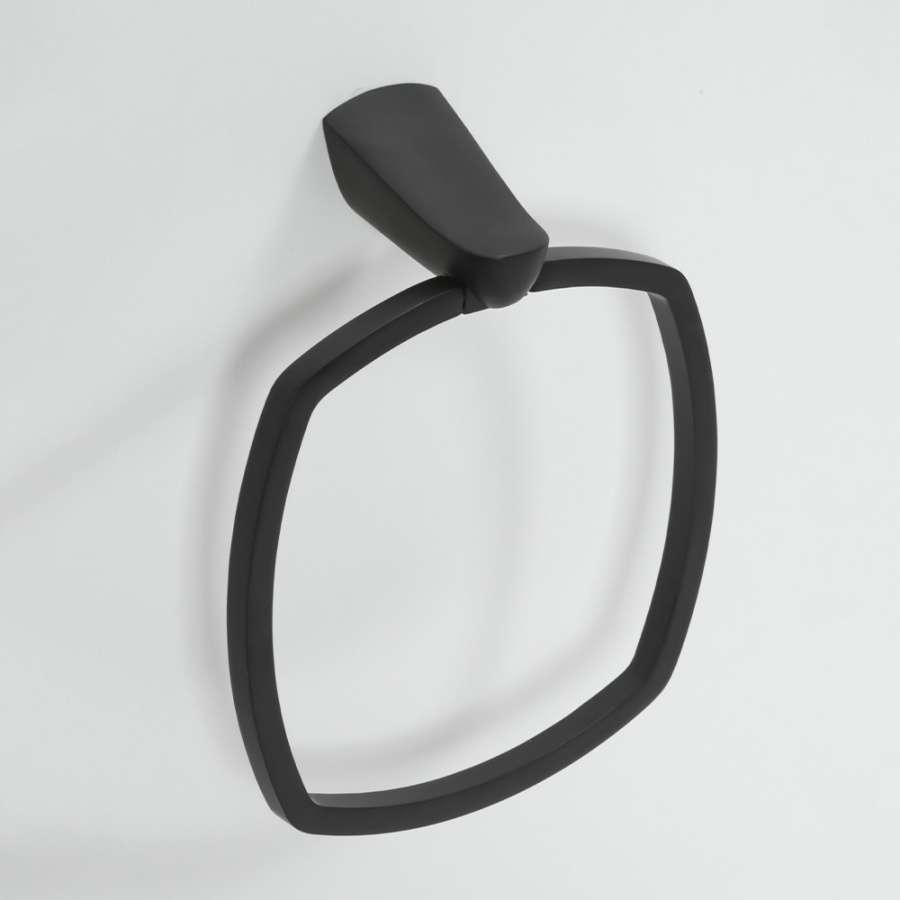 Полотенцедержатель AVS Neo, черный, кольцо