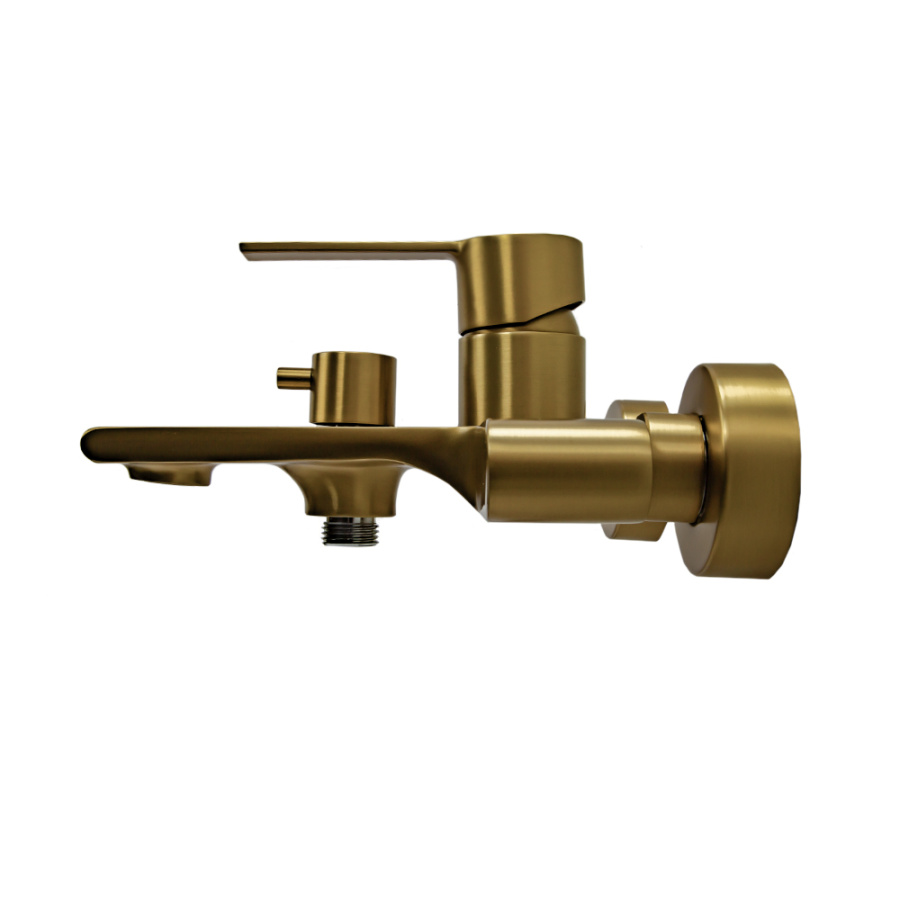 Смеситель для ванны и душа AVS Elegant брашированное золото Смеситель для ванны и душа AVS Elegant брашированное золото