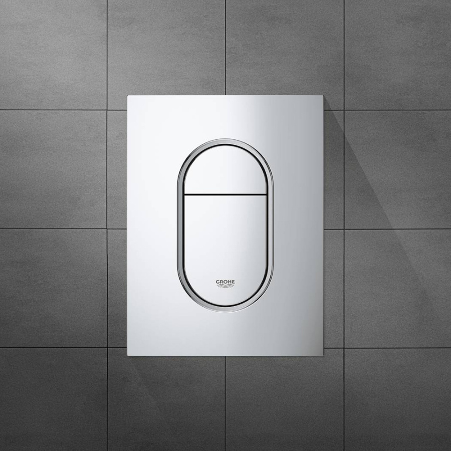 120172 монтажная сист в компл с унитазом, SENSIA ARENA+ клав хром 4 в 1