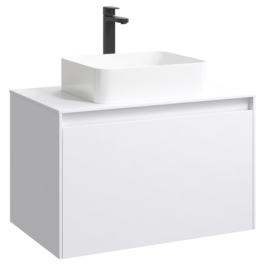 Фасад тумбы 80 белый Mobi AQWELLA