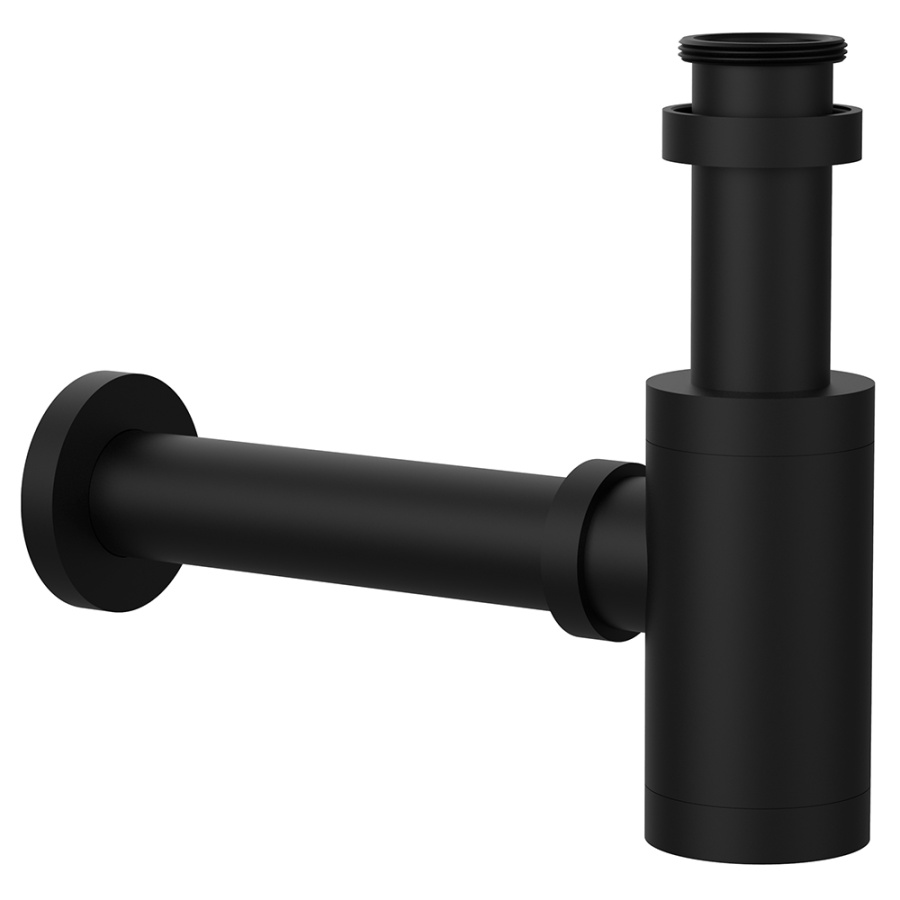 Сифон для раковины AVS 818-100-MB черный матовый Сифон для раковины AVS 818-100-MB черный матовый