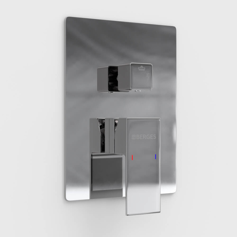 Душевой комплект 3в1 Berges Ventas 2S 073001 хром