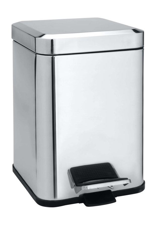 Ведро для мусора хромовое 6 л BEMETA 125115071