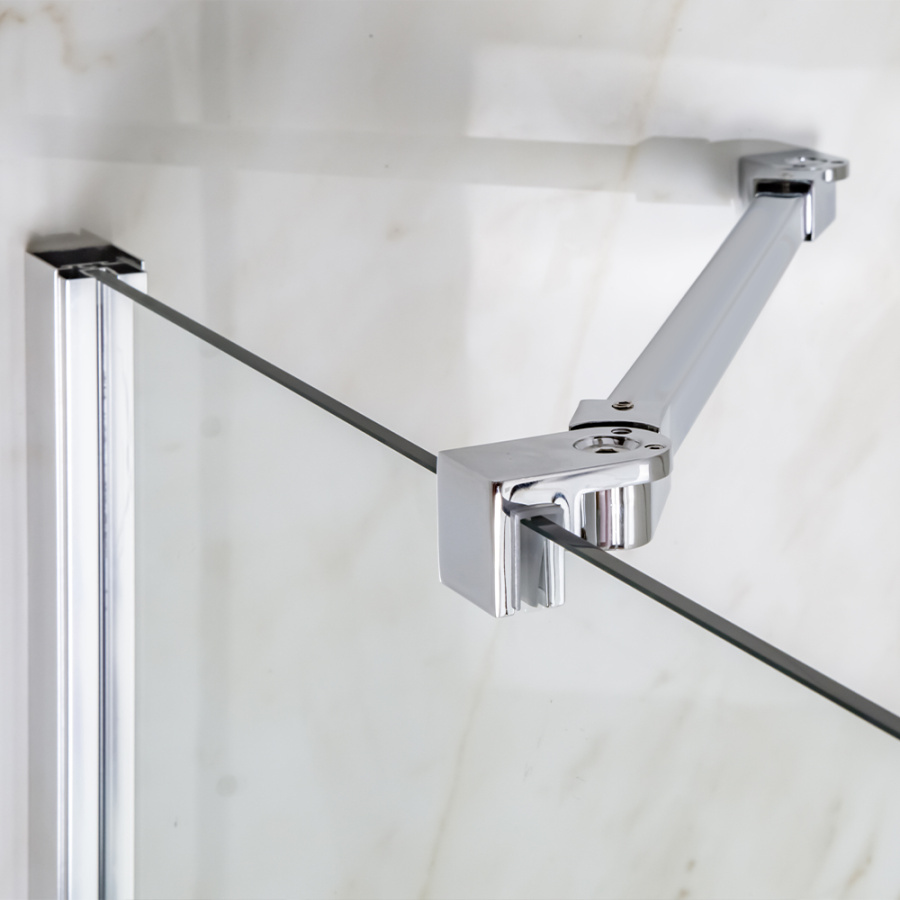 Шторка на ванну AVS Асти Дуо 100 левая профиль хром, стекло прозрачное Шторка на ванну AVS Асти Дуо 100 левая профиль хром, стекло прозрачное