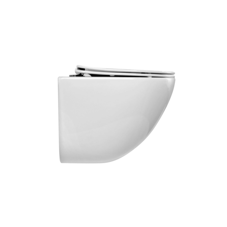 Унитаз подвесной Belbagno Amanda BB051CHR+BB051SC безободковый с микролифтом (УЦЕНКА)