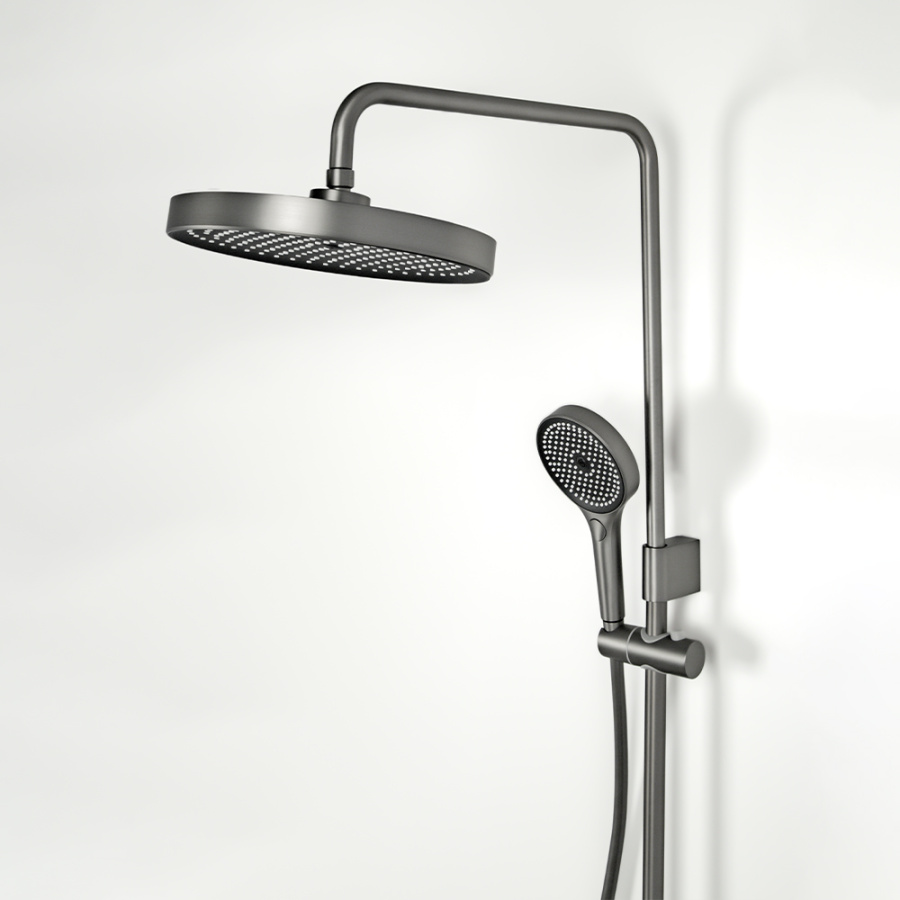 Душевая стойка AVS Torrent оружейная сталь