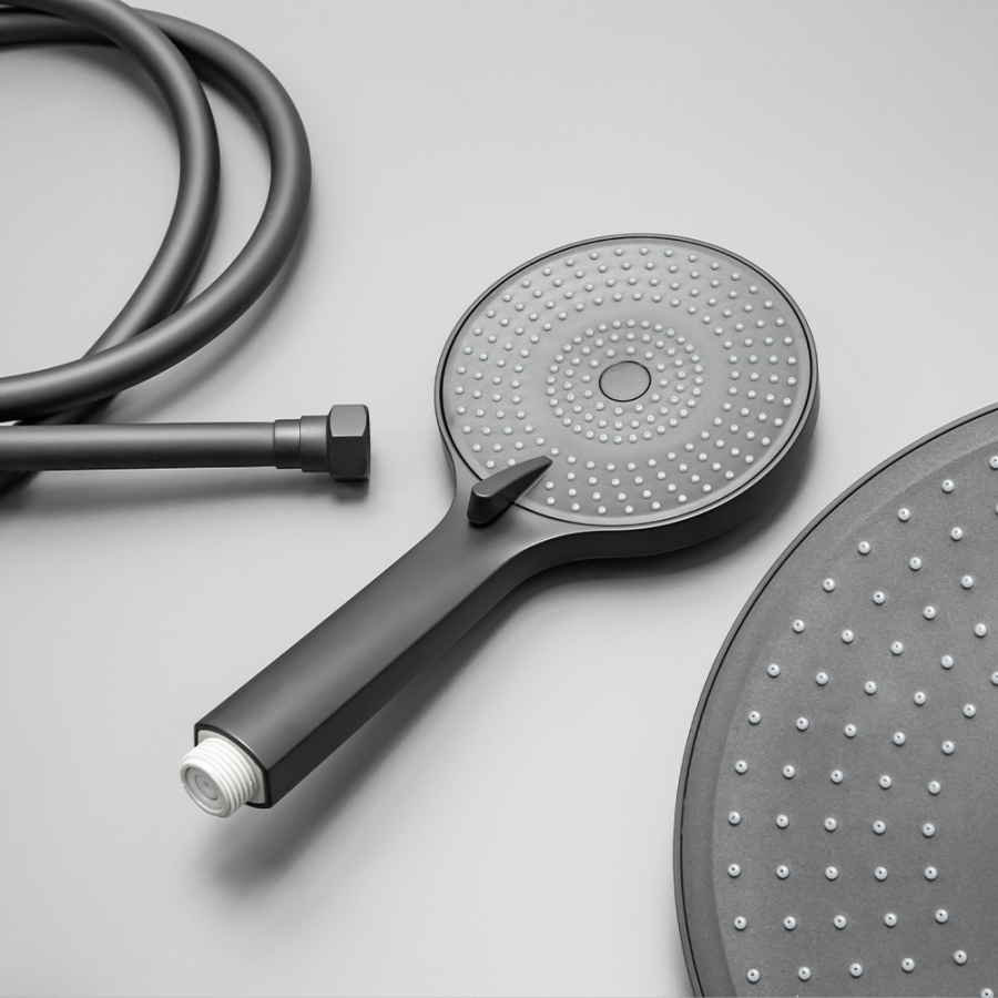 Душевая стойка AVS Slimmer 811-151-MB черный матовый Душевая стойка AVS Slimmer 811-151-MB черный матовый