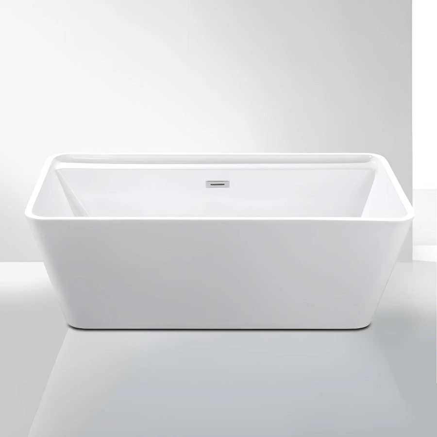 Акриловая ванна AVS Тоника2 170x80 белая с донным клапаном