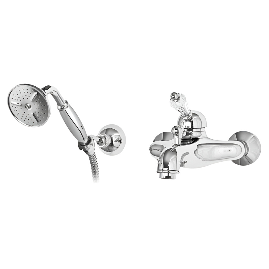 Смеситель для ванны с душем Cezares Swarovski VINTAGE-VDM-01-Sw хром