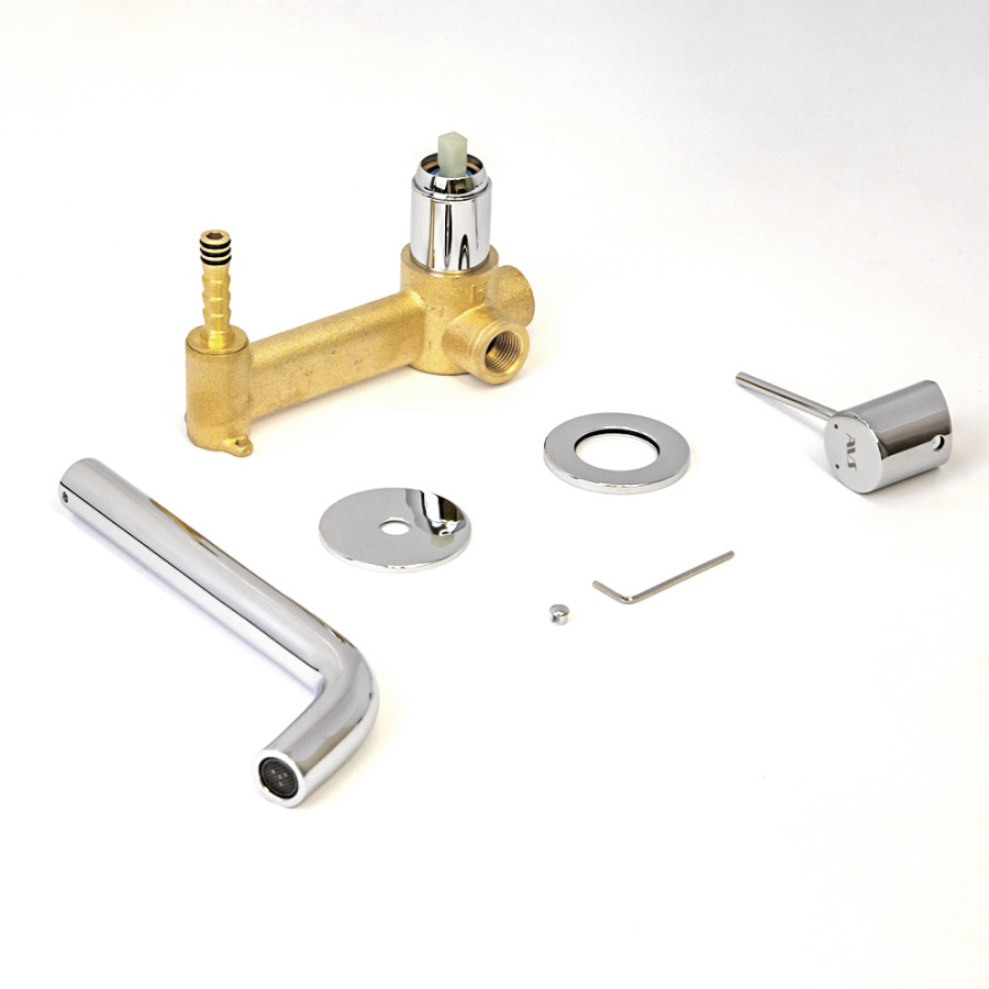 Смеситель для раковины AVS Slimmer с внутренней частью, хром Смеситель для раковины AVS Slimmer с внутренней частью, хром