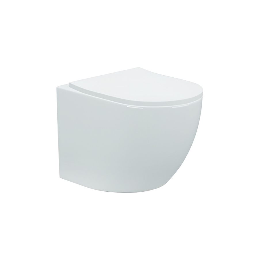 Унитаз подвесной AVS Метрополь безободковый, белый Унитаз подвесной AVS Метрополь безободковый, белый