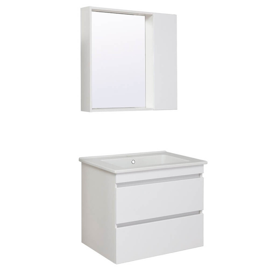 Тумба с раковиной Runo Манхэттен 00-00001047+00-00001022 75 см