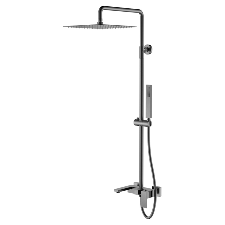 Душевая стойка Boheme Qubic 478-GM графит