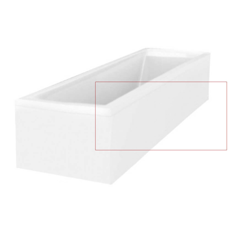 Экран для ванны Alpen Plain 72561 193 белый Экран для ванны Alpen Plain 72561 193 белый