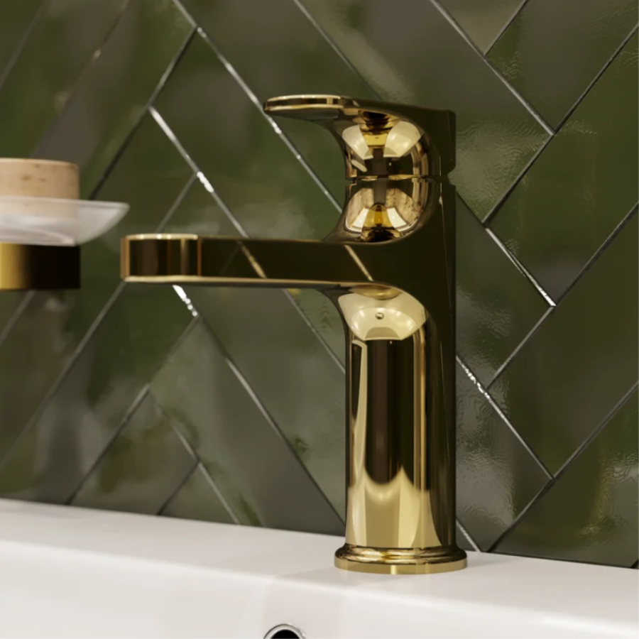 Смеситель для раковины Boheme Spectre 451-G, золото