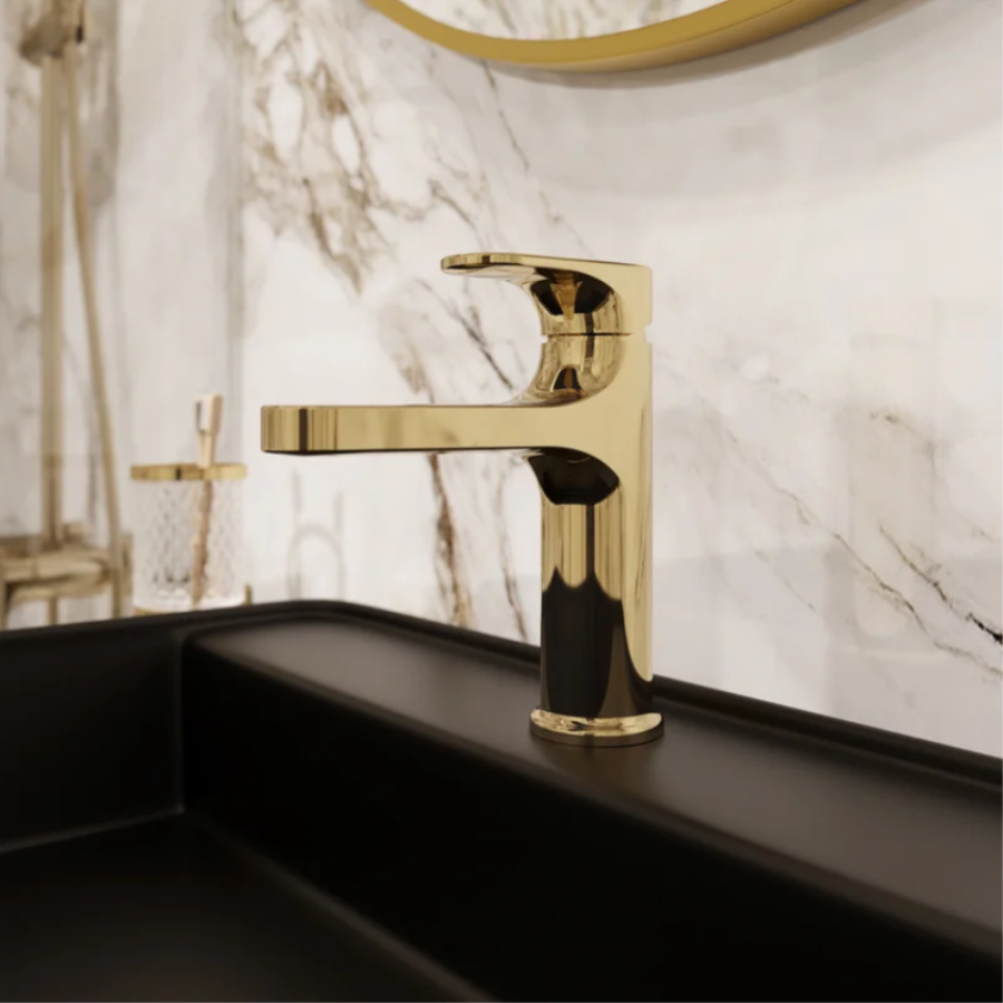 Смеситель для раковины Boheme Spectre 451-G, золото