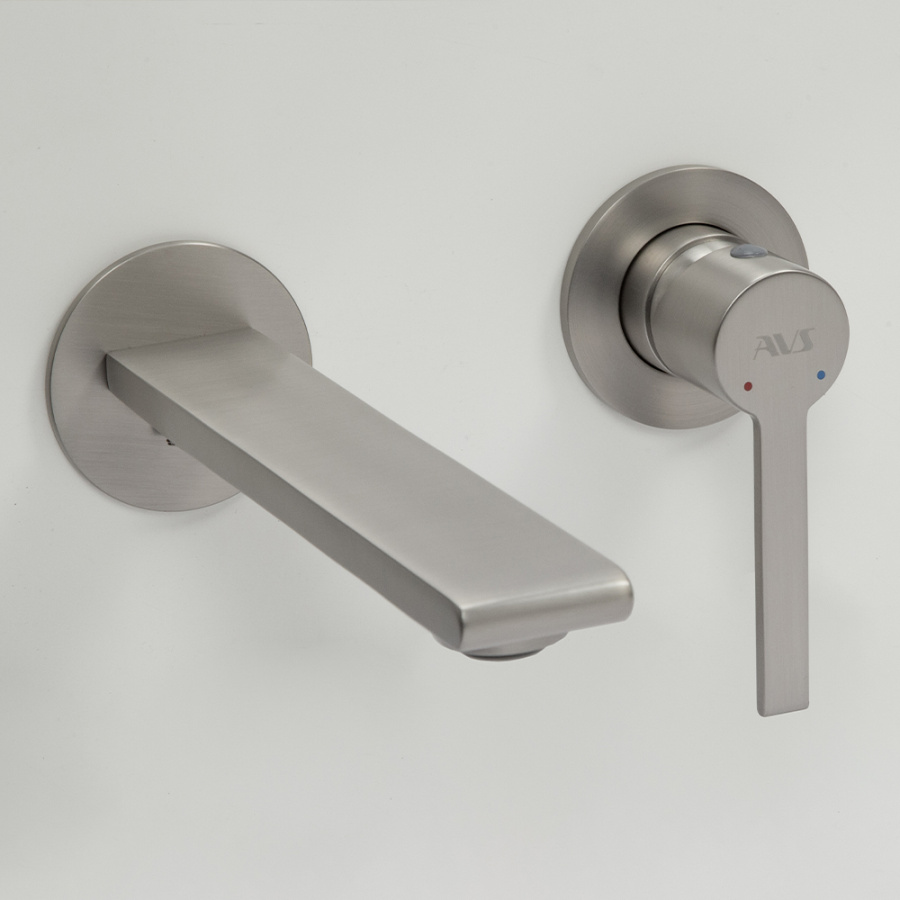 Смеситель для раковины AVS Elegant с внутренней частью, брашированный никель Смеситель для раковины AVS Elegant с внутренней частью, брашированный никель