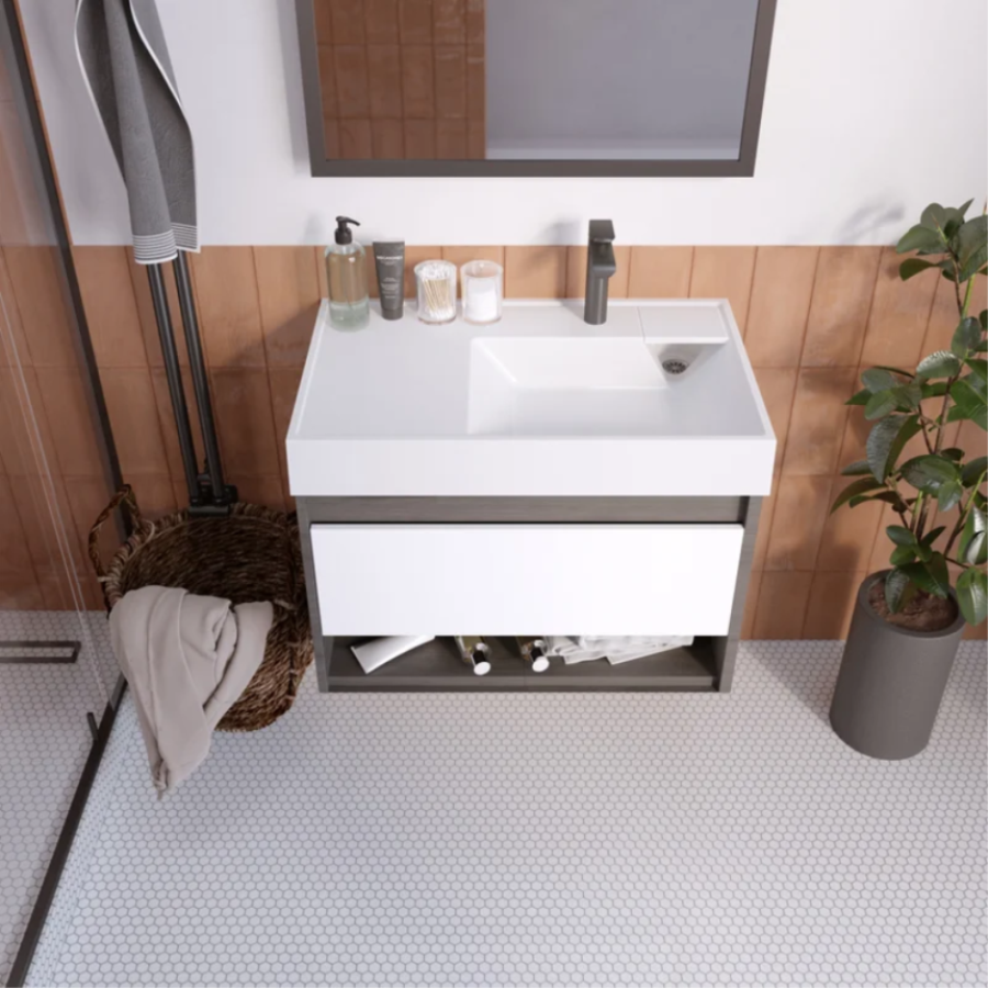 Раковина над стиральной машиной Madera Vega 80 белая Раковина над стиральной машиной Madera Vega 80 белая