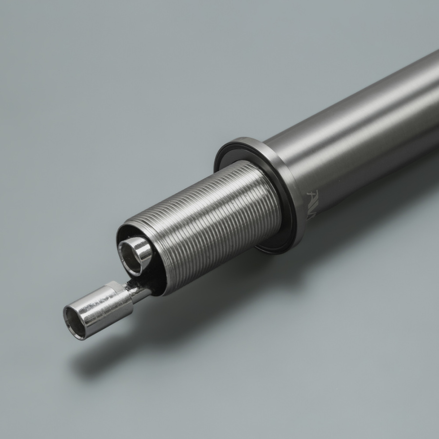 Смеситель для раковины AVS Pulse оружейная сталь