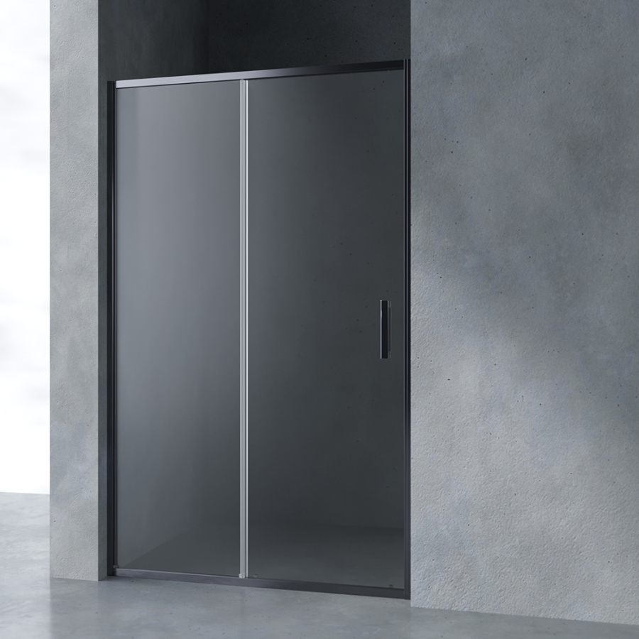 Душевая дверь в нишу AVS Вектор 120 см профиль оружейная сталь, стекло матовое Душевая дверь в нишу AVS Вектор 120 см профиль оружейная сталь, стекло матовое