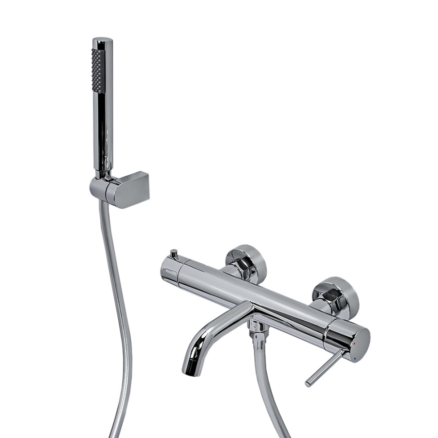 Смеситель для ванны с душем AVS Slimmer хром