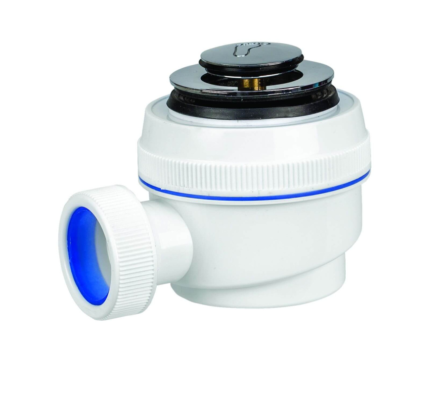 Сифон для поддона Virplast Элит 30987059 click-clack хром
