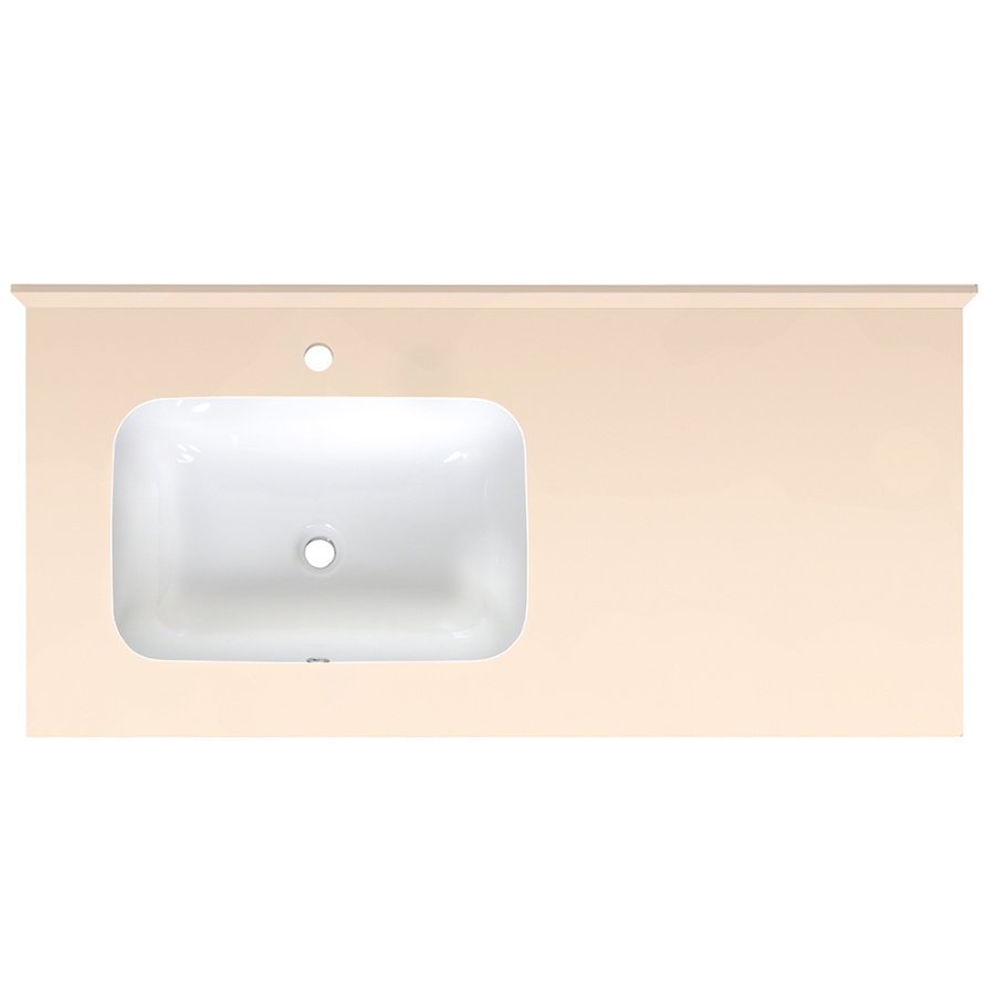 Раковина мебельная AVS Шарм 120x56 L белая/кремовая Раковина мебельная AVS Шарм 120x56 L белая/кремовая