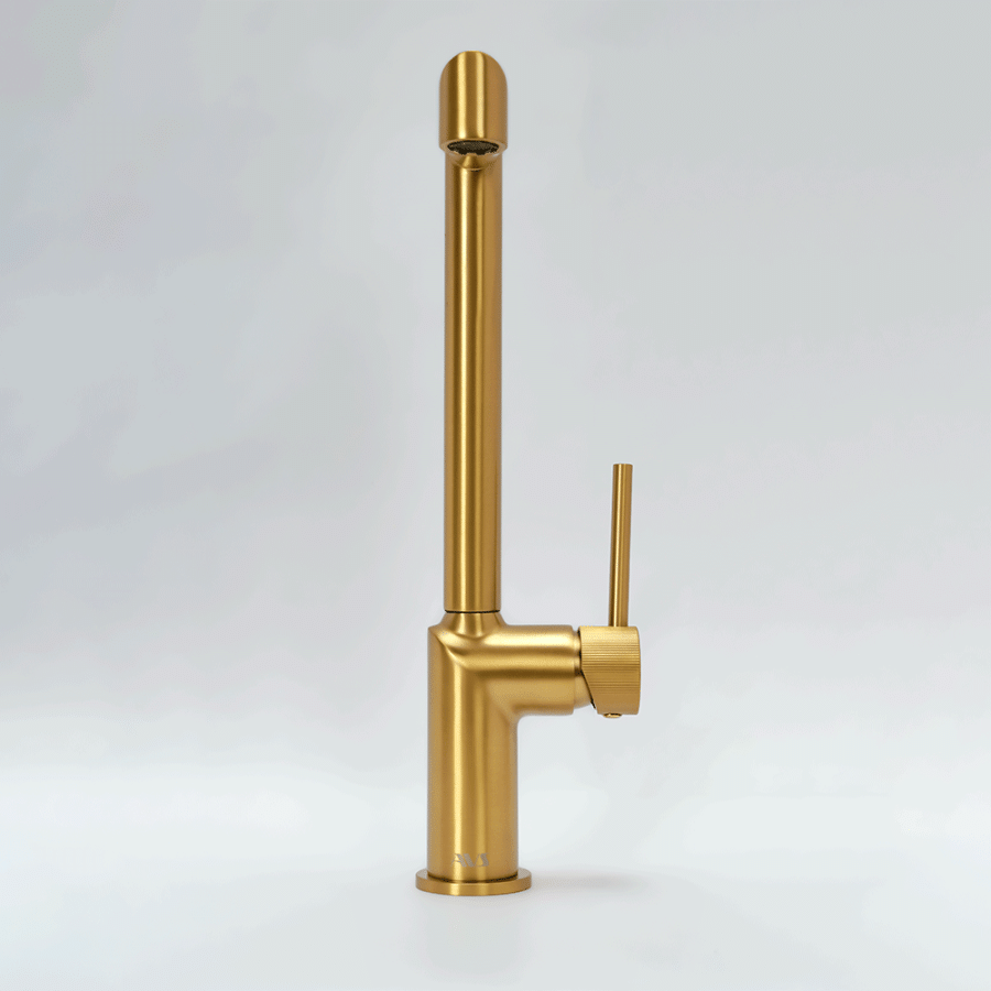 Смеситель для кухни AVS Pulse брашированное золото