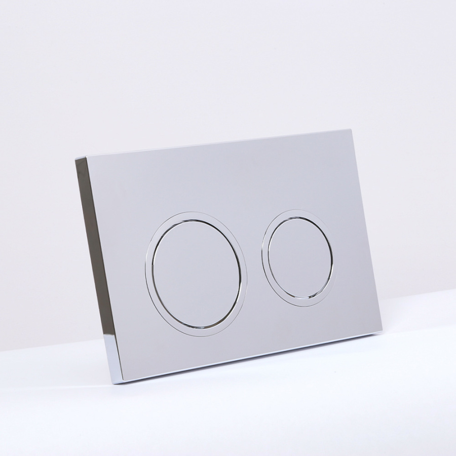 Клавиша смыва AVS хром, круглые кнопки для узкой и низкой инсталляции Клавиша смыва AVS хром, круглые кнопки для узкой и низкой инсталляции