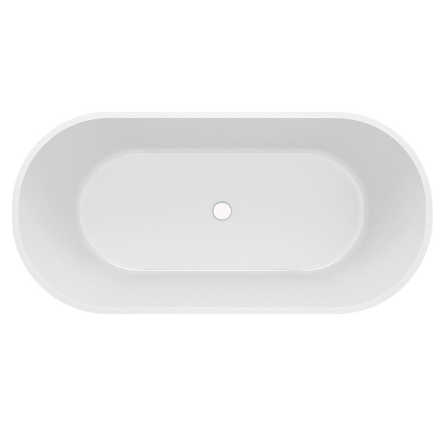 Ванна из искусственного камня Aqua de Marco Corsica 170x80 белая